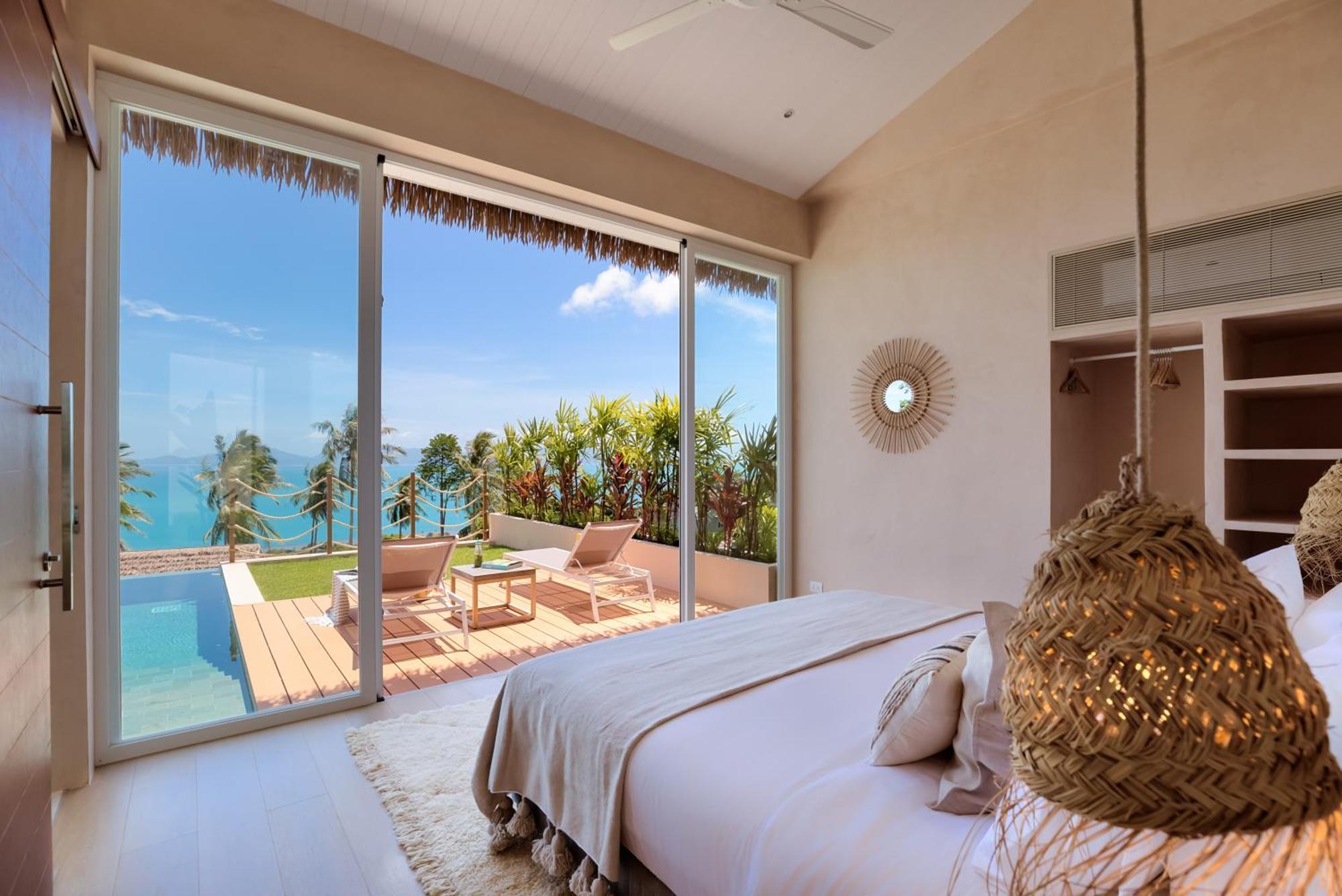 別墅 Tropical Seaview With Pool Koh Samui