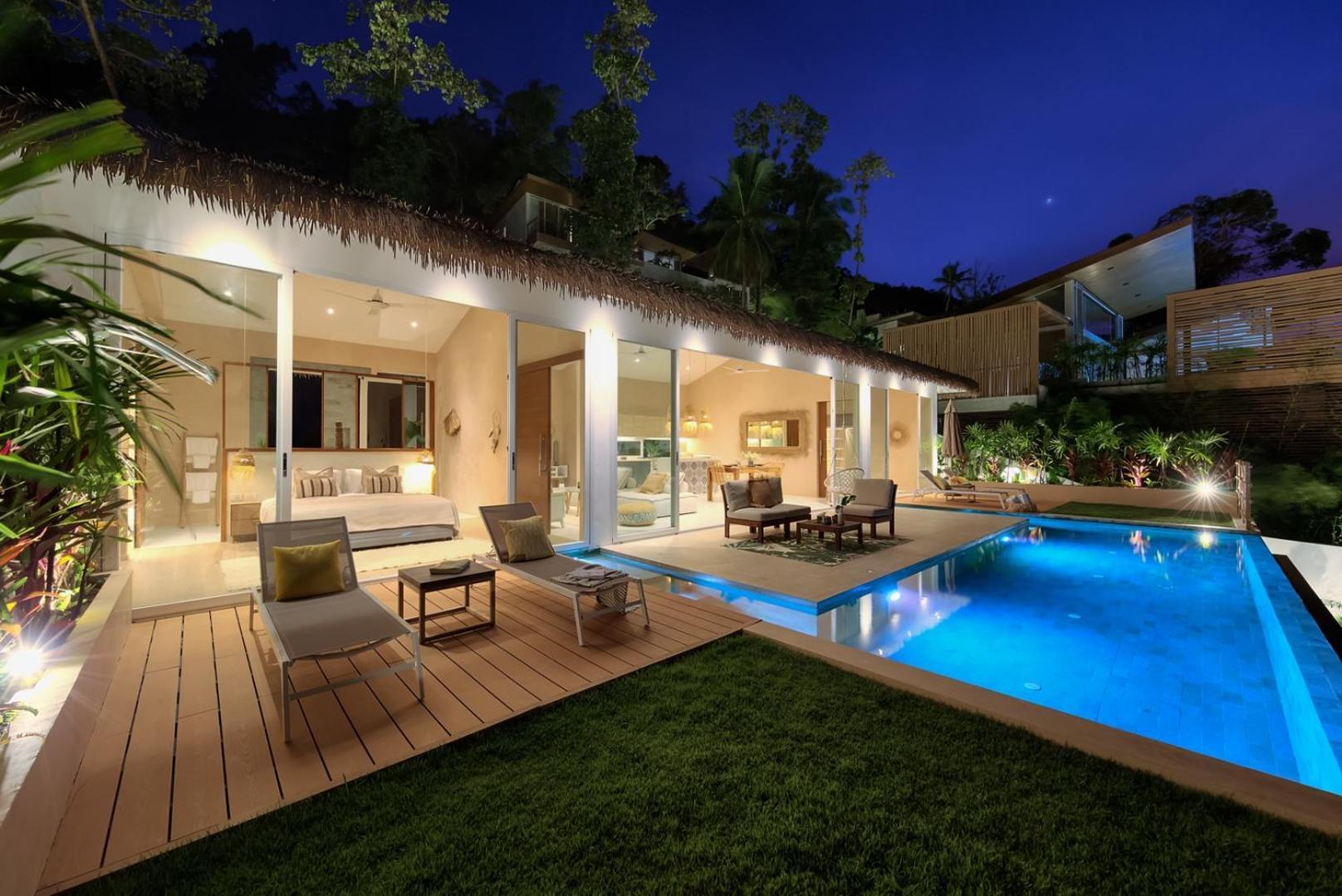 וילה Tropical Seaview With Pool
